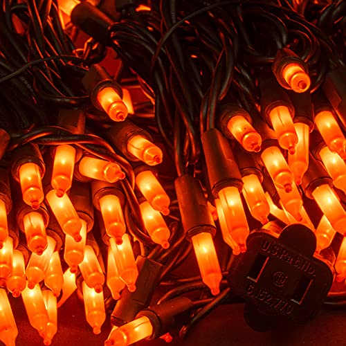 Orange Halloween Mini Lights