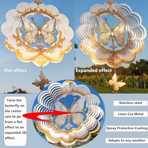 Butterfly Wind Spinners