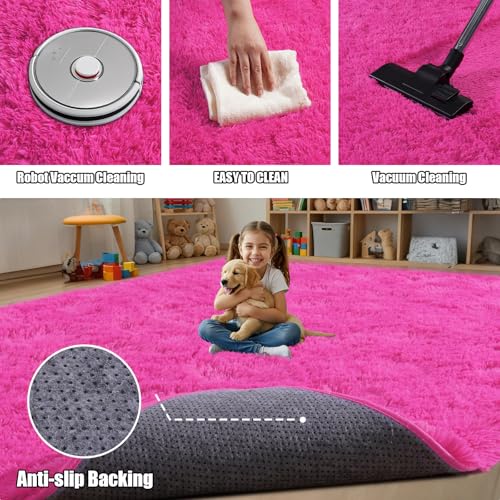 Soft Fluffy Rug for Living Room Bedroom