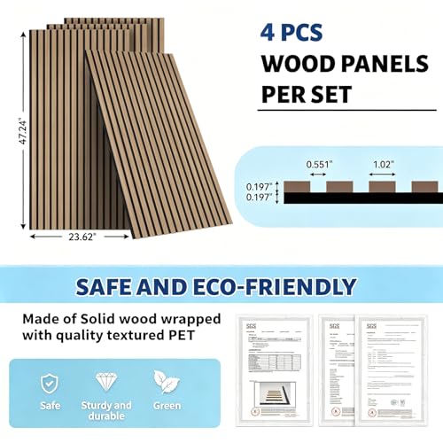 AKK Star Wood Slat Acoustic Panels