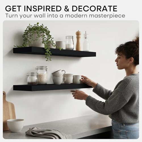 60 Inch Floating Shelves (2 Count)
