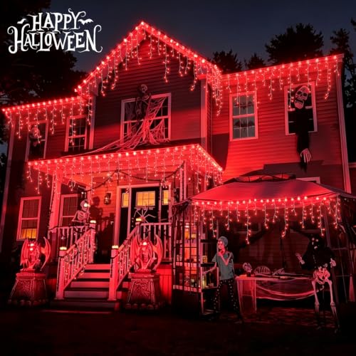Red Halloween Lights (66 Foot)