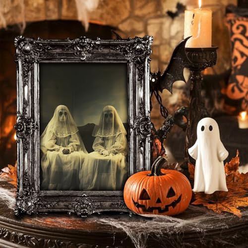 15 Halloween Gothic Mansion Haunted Horror Picture Frames (15 Count)