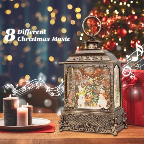 Christmas Snow Globe Lantern