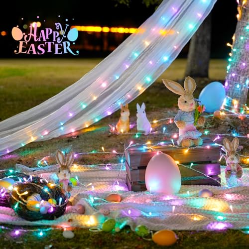 33ft 100 LED Easter Lights for Indoor Outdoor Use (33 Foot)