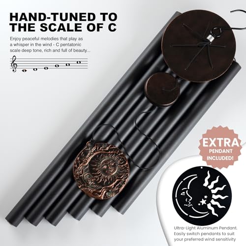 Large Wind Chimes for Outside Deep Tone