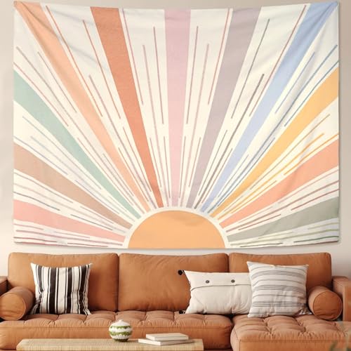 Boho Sun Tapestry Wall Hanging