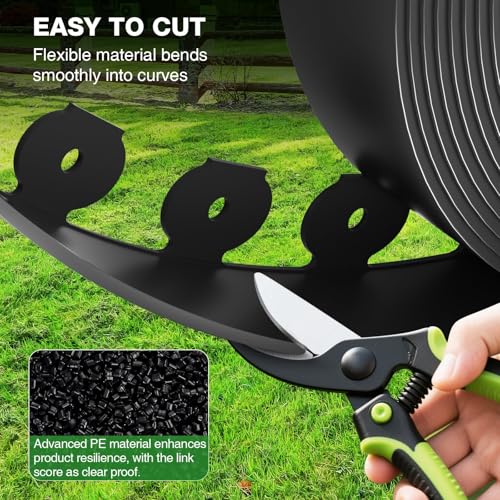 100ft Landscape Edging Kit with 150 Spikes (100 Foot)