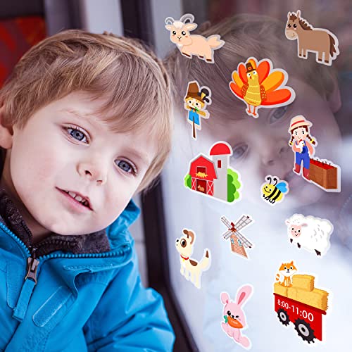 Brand Farm Animal Gel Clings Stickers for Kids