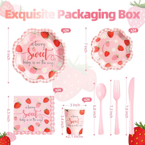 Strawberry Baby Shower Decorations for Girl