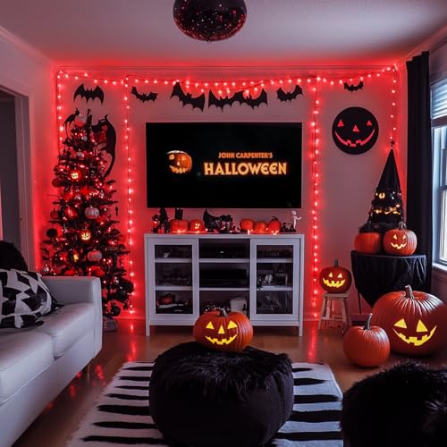200 LED Red String Lights Halloween (66 Foot)