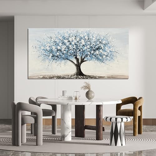Large Tree of Life Wall Art Canvas Art Wall Decor for Living Room 29"X58"