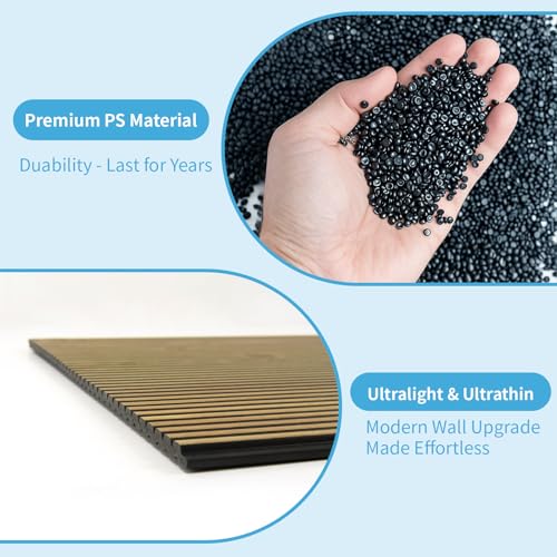 Fine Bar Design Slim Slat Wall Panel (4 Count)