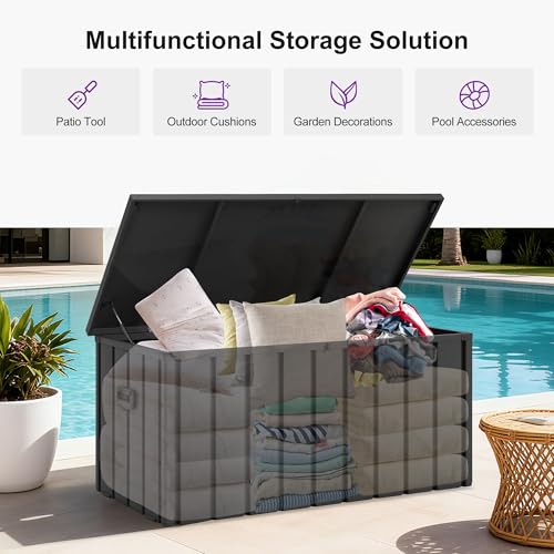 Outdoor Deck Box 150 Gallon