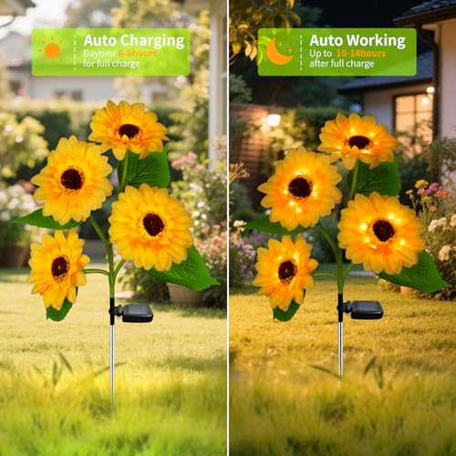 Outdoor Solar Garden Stake Lights (2 Count)