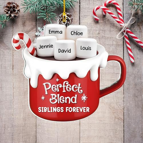 A Blend of Christmas Cheer Personalized Acrylic Ornament