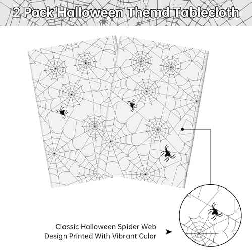 2 Pcs Halloween Tablecloth (2 Count)