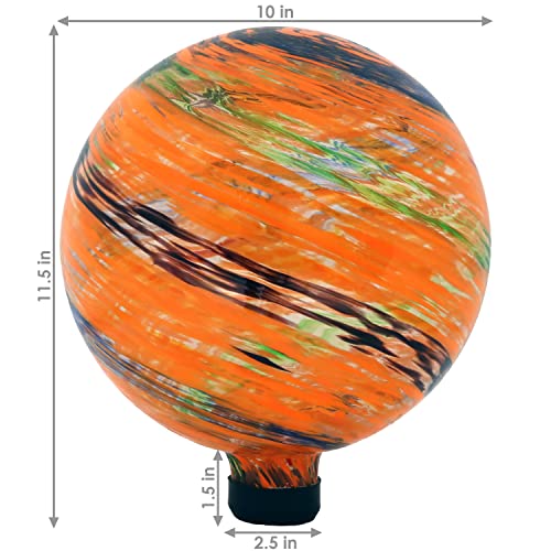 Sunnydaze 10" Glass Gazing Ball for Garden