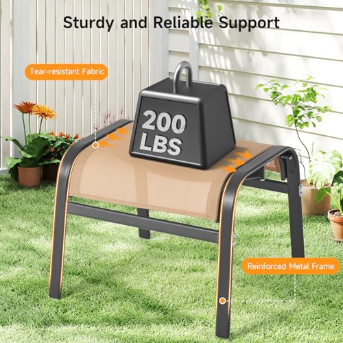 Outdoor Ottoman Set of 2 (2 Count)
