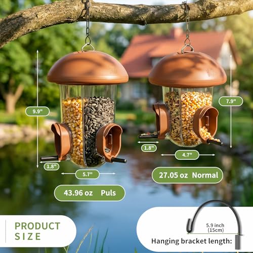 LONA Bird Feeder with 3 Compartments