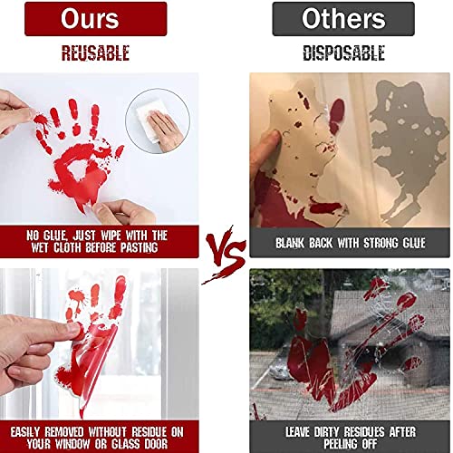 95 Pcs Bloody Window Stickers