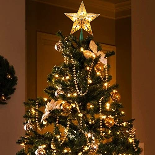 Christmas Star Tree Topper Lights