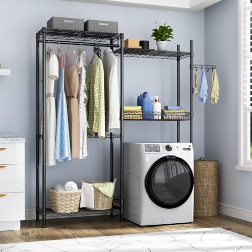 Laundry Organizer Shelves Over the Washer and Dryer Storage Shelf