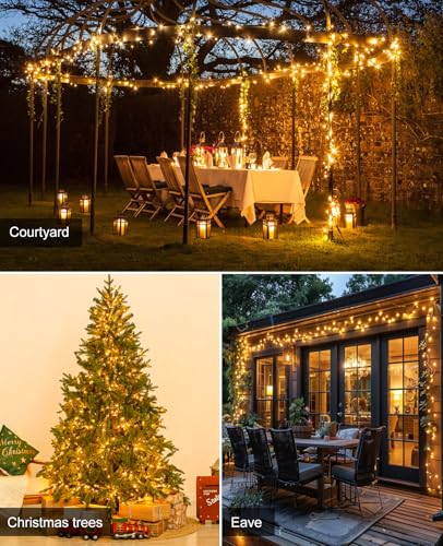 80FT 240 LED Christmas Lights Outdoor