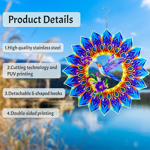 Hummingbird Wind Spinner