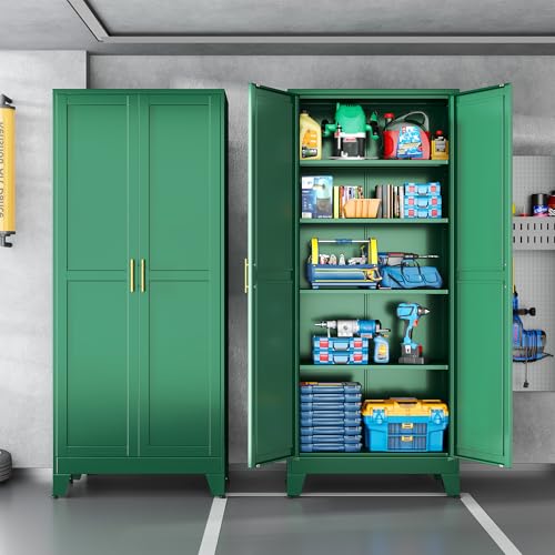 Green Metal Storage Cabinet