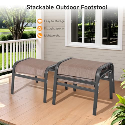 Outdoor Ottoman Set of 2 (2 Count)