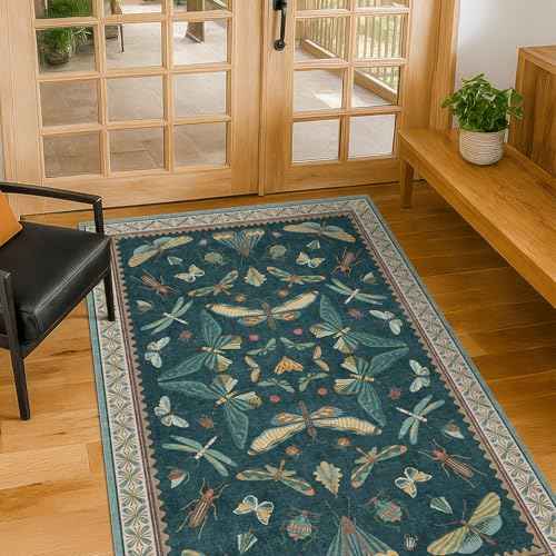 Teal 3x4 Entryway Rug (12 Sq Ft)