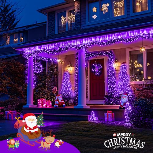 150 LED Purple String Lights (59 Foot)