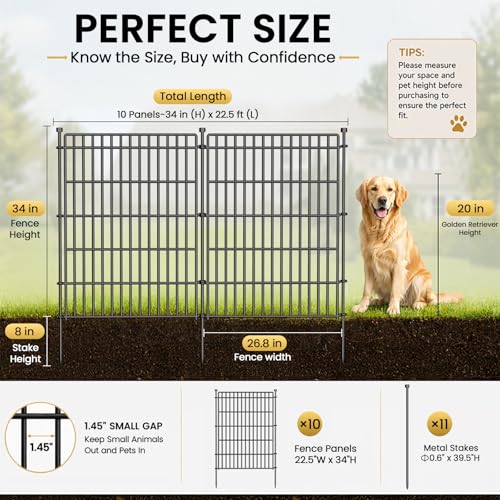 No Dig Garden Fence