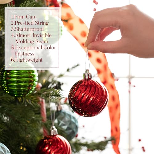 Christmas Ornaments Tree Decorations Set for Fall Halloween (24 Count)