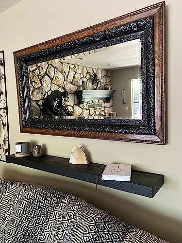 Joel’s Antiques 72 Inch Wooden Floating Shelves for Wall