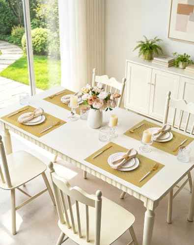 Gold Frame Placemats Set of 4 (4 Count)