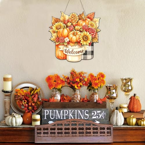 Unfinished Fall Wreaths Wood Crafts to Paint Set of 3 (3 Count)