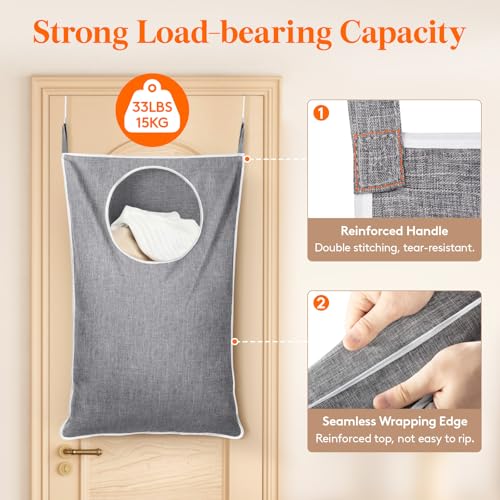 2 Pack Over Door Laundry Hamper (2 Count)