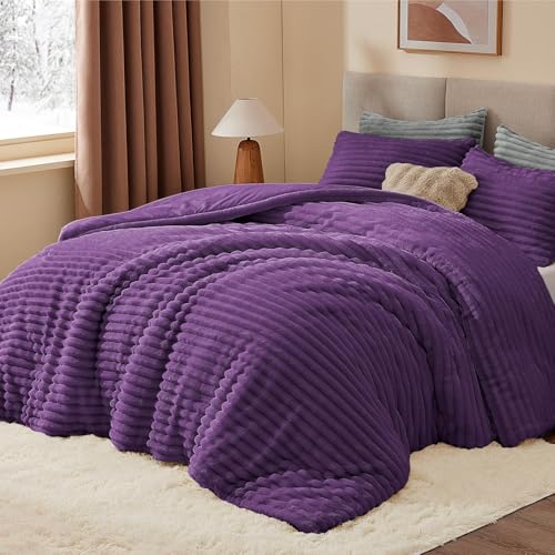 Fleece California King Comforter Set