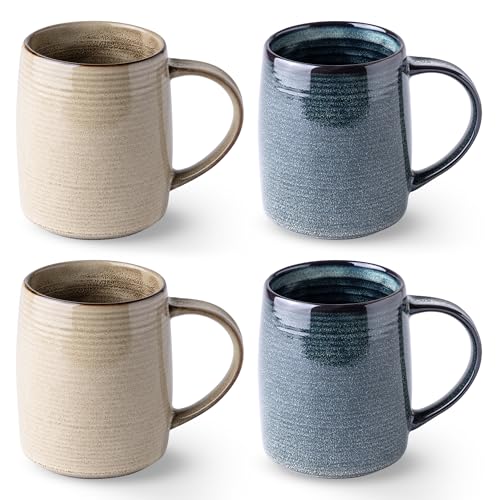 Large Coffee Mugs Set of 4 (4 Count)