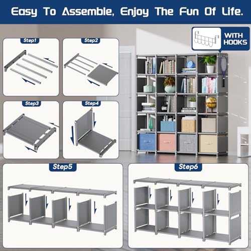 Book Shelf 20 Cube Storage Organizer Shelf
