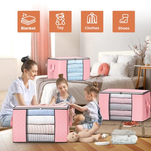 90L Large Storage Bags (6 Count)