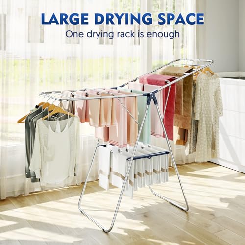 Large Stainless Steel Clothes Drying Rack
