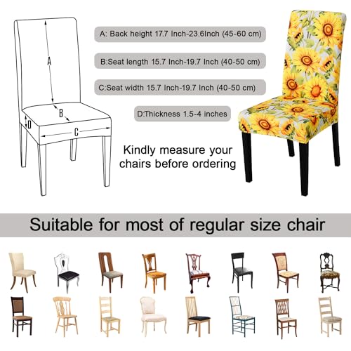 Pattern Chair Covers for Dining Chairs (2 Count)