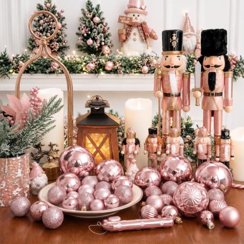 16ct Christmas Ball Ornaments Shatterproof Xmas Tree Hanging Balls Decorations Perfect for Holiday Wedding Christmas Decor (24 Count)