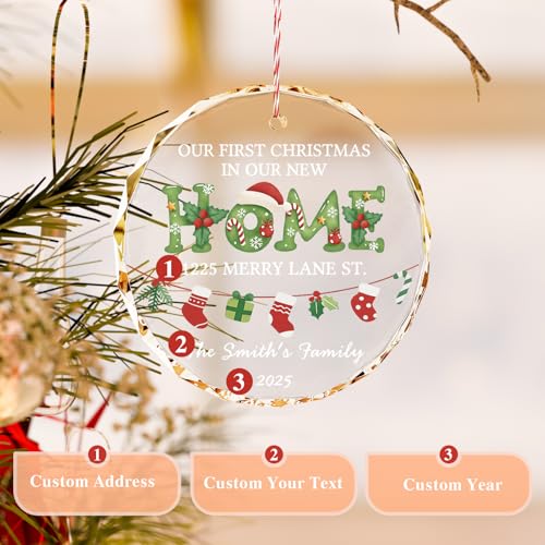 Personalized New Home Ornament 2026