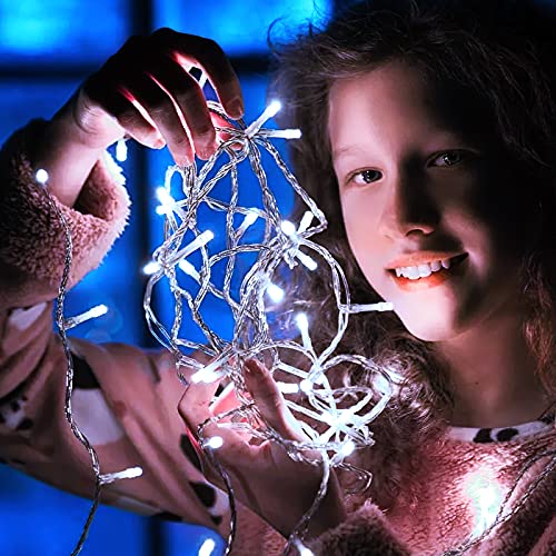 400 Led Icicle Lights White Outdoor (32.8 Foot)