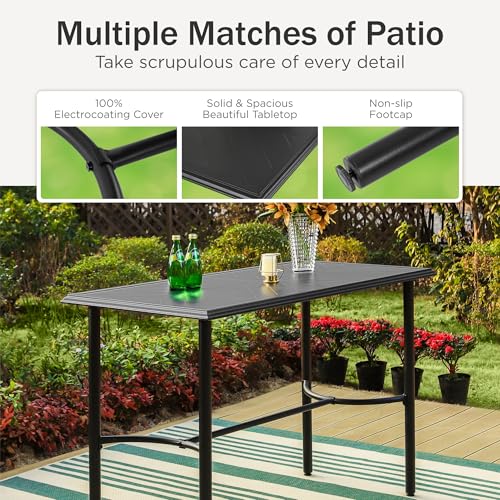 5 Piece Outdoor Patio Bar Set (5 Count)