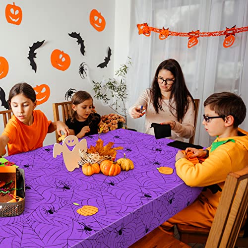 3 Pack Halloween Tablecloth Rectangular Table Halloween Party Decorations (3 Count)